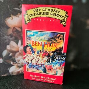 Vintage BEN HUR The Classic Treasure‎ Chest VHS 1989 Montevideo Entertainment
